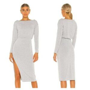 Lovers and Friends Lalli Midi Dress - Heather Grey